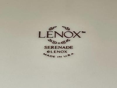 Vintage Scarce Mid-Century Vase Serenade by LENOX 7.5" Wide x 7.25" Tall Discontinued Pattern in VG Preowned Condition.