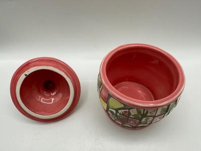 Cracked Art Decorative Jar W/ Lid