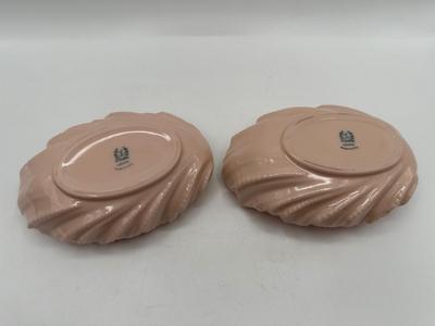 Vintage LENOX Pink Acanthus Leaf Dishes