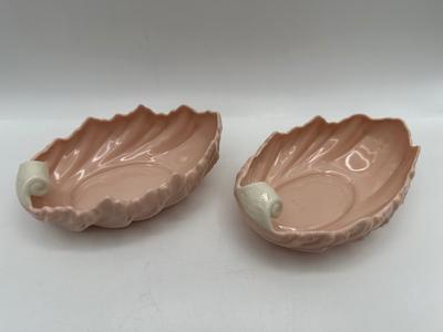 Vintage LENOX Pink Acanthus Leaf Dishes