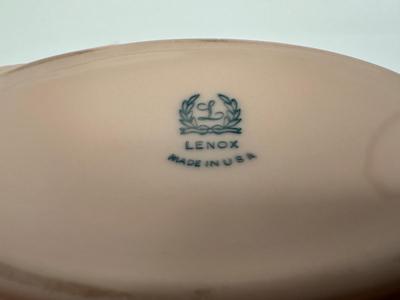 Vintage LENOX Pink Acanthus Leaf Dishes