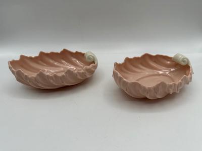 Vintage LENOX Pink Acanthus Leaf Dishes
