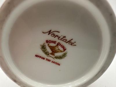 Vintage NORITAKE Nippon Bone China Floral Vase