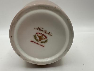 Vintage NORITAKE Nippon Bone China Floral Vase