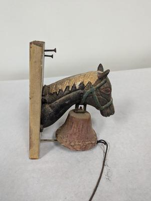 Cast Iron Horse Head Dinner Bell
