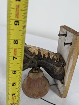 Cast Iron Horse Head Dinner Bell
