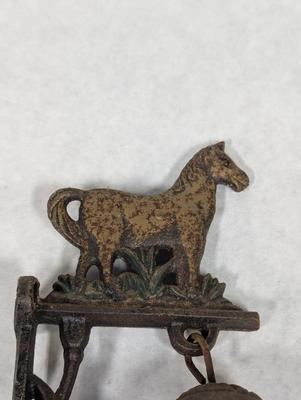 Cast Iron Horse Dinner Bell