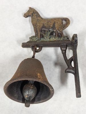Cast Iron Horse Dinner Bell