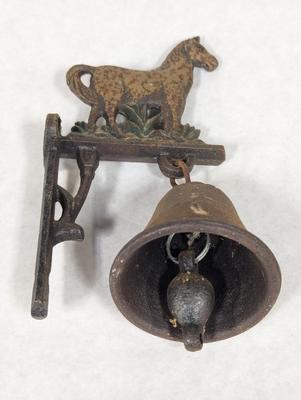 Cast Iron Horse Dinner Bell