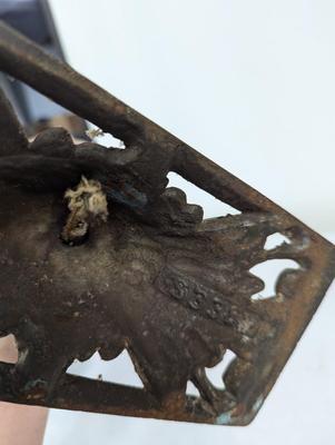 Vintage Cast Iron Parlor Table Lamp