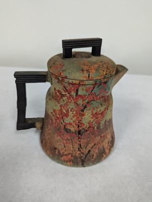 Hand Painted Wear-Ever Coffee Pot