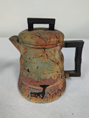 Hand Painted Wear-Ever Coffee Pot