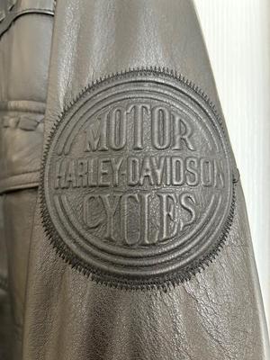 LOT A. Logo Leather Jacket