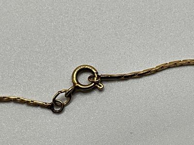 Stamped 14K pearl necklace