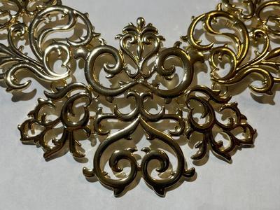 Vintage Never Worn Condition Adjustable Gold-tone Fashion Necklace as Pictured.