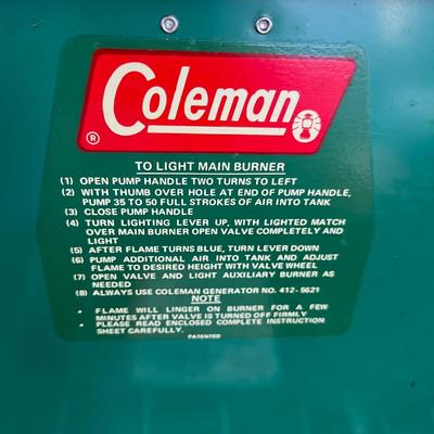 LOT 82 Coleman Camp stove