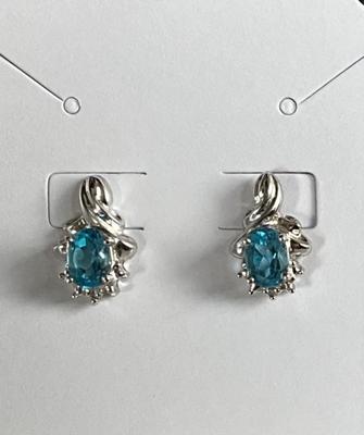 Stunning Pieced Earrings stamped 10K