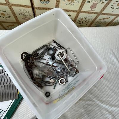 Lot 90 Tub of hardware
