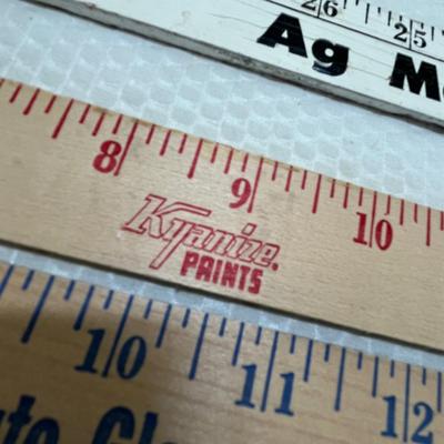 Lot 93 Yard sticks