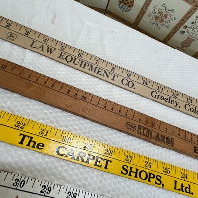 Lot 93 Yard sticks