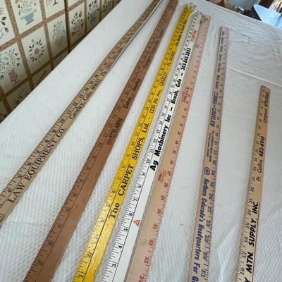 Lot 93 Yard sticks