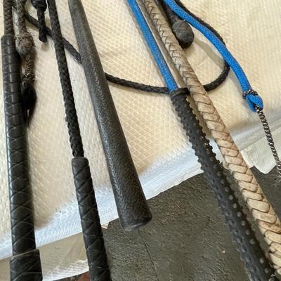 Lot 94 Cattle whips
