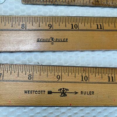 Lot 95 Advertising & other rulers