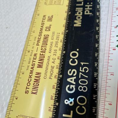 Lot 95 Advertising & other rulers