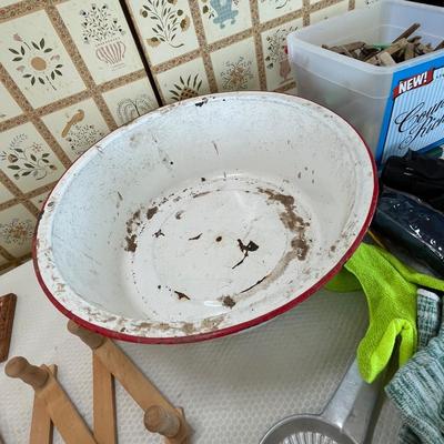 Lot 97 Antique kitchen stuff