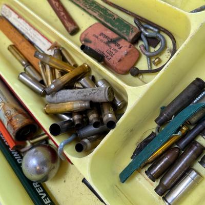 Lot 99 Tray of writing pens & other