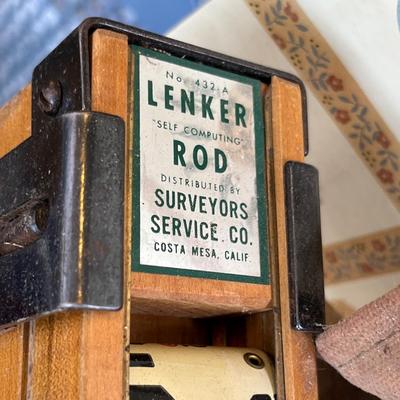 Lot 106 Lenker surveying rod