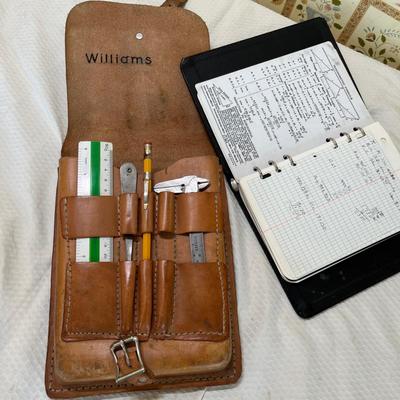 Lot 116 Surveyors note book kit