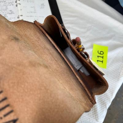 Lot 116 Surveyors note book kit