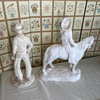 Lot 127 Chalkware Figures