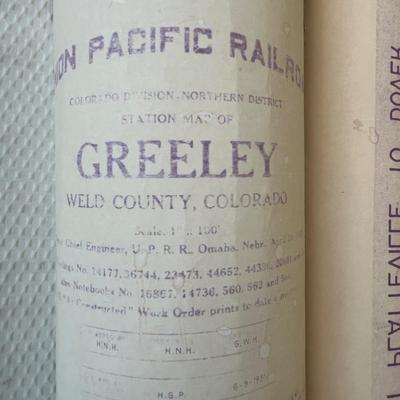 Lot 132 Vintage Maps of Greeley