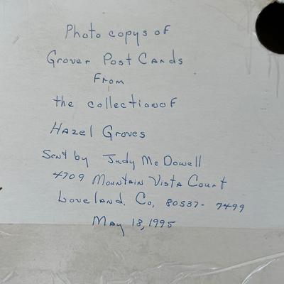 Lot 138 Grover Postcard prints
