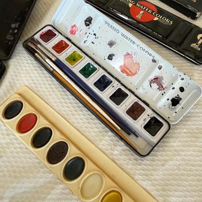 Lot 151 Vintage Watercolor Paint tins