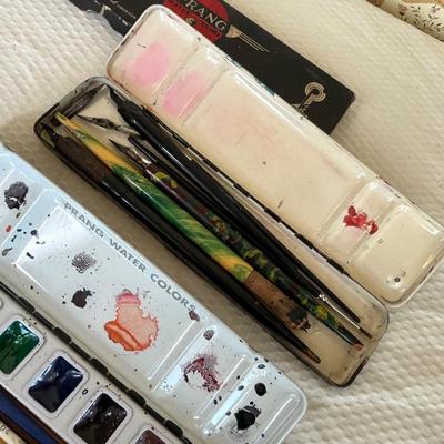 Lot 151 Vintage Watercolor Paint tins
