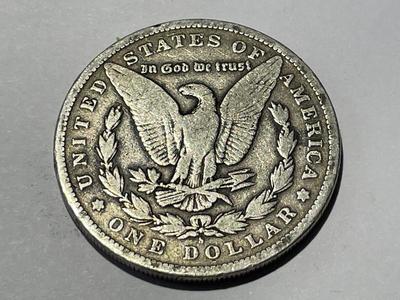 1899-S VERY GOOD CONDITION MORGAN SILVER DOLLAR AS PICTURED.