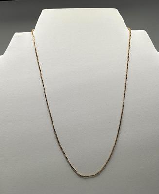 Gold tone Necklace stamped 12K
