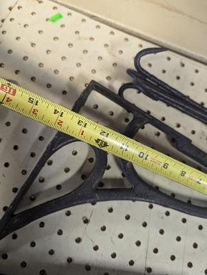 Cast Iron Shelf Brackets & Light