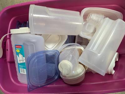 Assortment Of Tupperware
