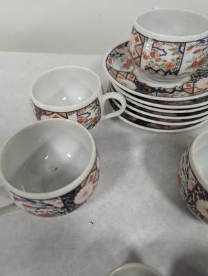 Asian China Blue Willow Plates Mikado Dishes