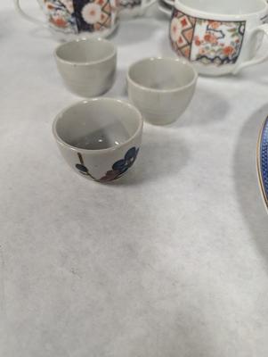 Asian China Blue Willow Plates Mikado Dishes
