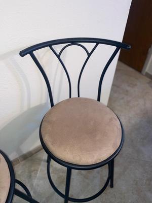 4 VERY NICE MICROFIBER BAR STOOLS