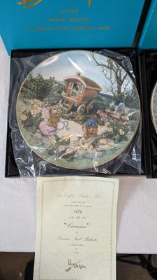 New Open Box Pendelfin Collector's Plates