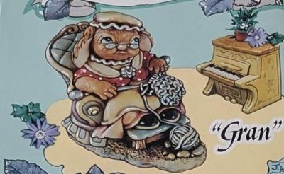 Pendelfin Gran and Gramps Rabbit Figures