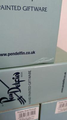 New in Box Pendelfin Picture Frames and Keepsake Box