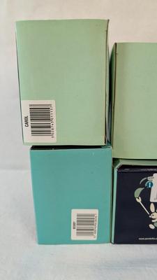 New Open Box Pendelfin Christmas Rabbits