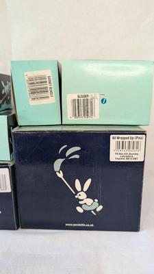 New Open Box Pendelfin Christmas Rabbits